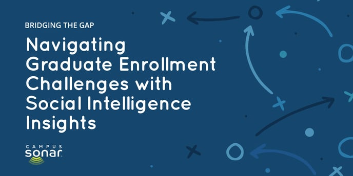 Bridging the Gap: Navigating Graduate Enrollment Challenges with Social Intelligence Insights